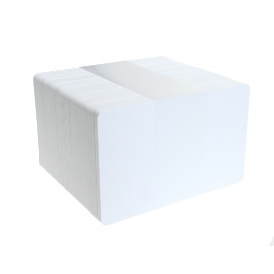 High Grade Blank White PVC Cards, 760 Micron (CR80), Full Gloss